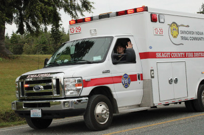 Ambulance facing left